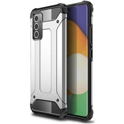Mobigear Outdoor Samsung Galaxy A82 5G Hoesje Hardcase Backcover Shockproof - Zilver