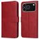 Mobigear Wallet iPhone 17 Pro Hoesje Bookcase Portemonnee - Rood