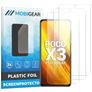 Mobigear POCO X3 Screenprotector Folie - Case Friendly (3-Pack)