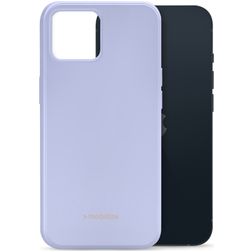 Mobilize Rubber Gelly iPhone 13 Hoesje Flexibel TPU Backcover - Pastel Purple