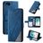 Mobigear Rhombus iPhone SE (2022) Hoesje Bookcase Portemonnee - Blauw