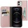 Mobiparts Classic Wallet iPhone 12 Pro Hoesje Bookcase Portemonnee - Roze