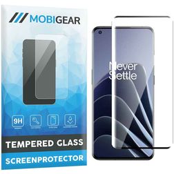 Mobigear Premium OnePlus 10 Pro Glazen Screenprotector - Case Friendly - Zwart