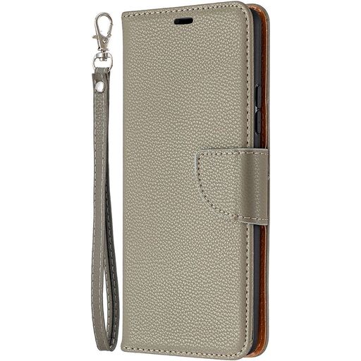 Mobigear Excellent Samsung Galaxy A42 Hoesje Bookcase Portemonnee - Grijs