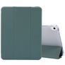 Mobigear Tri-Fold Gel iPad Air 5 (2022) Hoes TPU,Kunstleer Bookcase + Stylus Houder - Groen