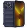 Mobigear Bumpy iPhone 14 Pro Hoesje Flexibel TPU Backcover - Donkerblauw