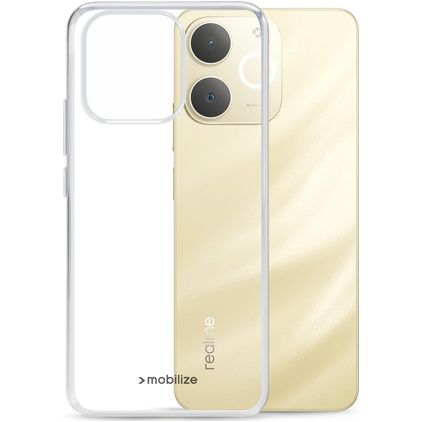 Mobilize Gelly Case Doorzichtig Realme Note 70T Hoesje Flexibel TPU Backcover - Transparant