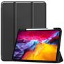 Mobigear Tri-Fold Gel iPad Pro 11 Inch (2022) Hoes TPU,Kunstleer Bookcase + Stylus Houder - Zwart