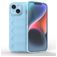 Mobigear Bumpy iPhone 15 Hoesje Flexibel TPU Backcover - Blauw