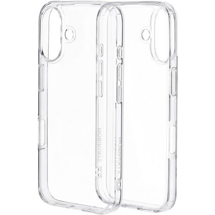 Mobiparts Classic Hardcover Doorzichtig iPhone 16 Hoesje Hardcase Backcover - Transparant