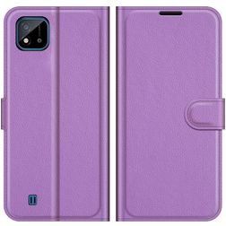 Mobigear Classic Realme C11 (2020) Hoesje Bookcase Portemonnee - Paars