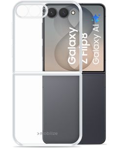 Mobilize Gelly Case Doorzichtig Samsung Galaxy Z Flip 8 Hoesje Flexibel TPU Backcover - Transparant