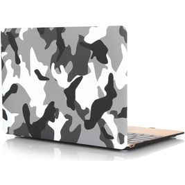 Mobigear Design MacBook 12 Inch (2015-2017) Hoes Hardshell Laptopcover MacBook Case - Urban Camauflage - Model A1534