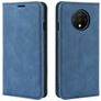 Mobigear Retro Slim OnePlus 7T Hoesje Bookcase Portemonnee - Blauw