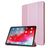 Mobigear Tri-Fold Gel iPad Pro 11 Inch (2021) Hoes TPU,Kunstleer Bookcase - Roségoud