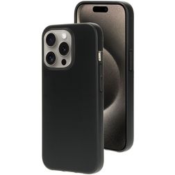 Mobiparts Classic iPhone 15 Pro Hoesje Flexibel TPU Backcover - Matt Black