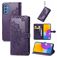 Mobigear Mandala Samsung Galaxy M52 Hoesje Bookcase Portemonnee - Paars