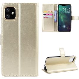 Mobigear Wallet iPhone 11 Hoesje Bookcase Portemonnee - Goud