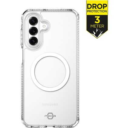 ITSKINS Level 2 HybridMagClear R Doorzichtig Samsung Galaxy A17 MagSafe Hoesje Hardcase Backcover Shockproof - Transparant