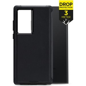 Mobilize Defender Samsung Galaxy S23 Ultra Hoesje Hardcase Backcover Shockproof - Zwart