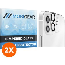 Mobigear iPhone 12 Mini Glazen Camera Protector - Case Friendly (2-Pack)