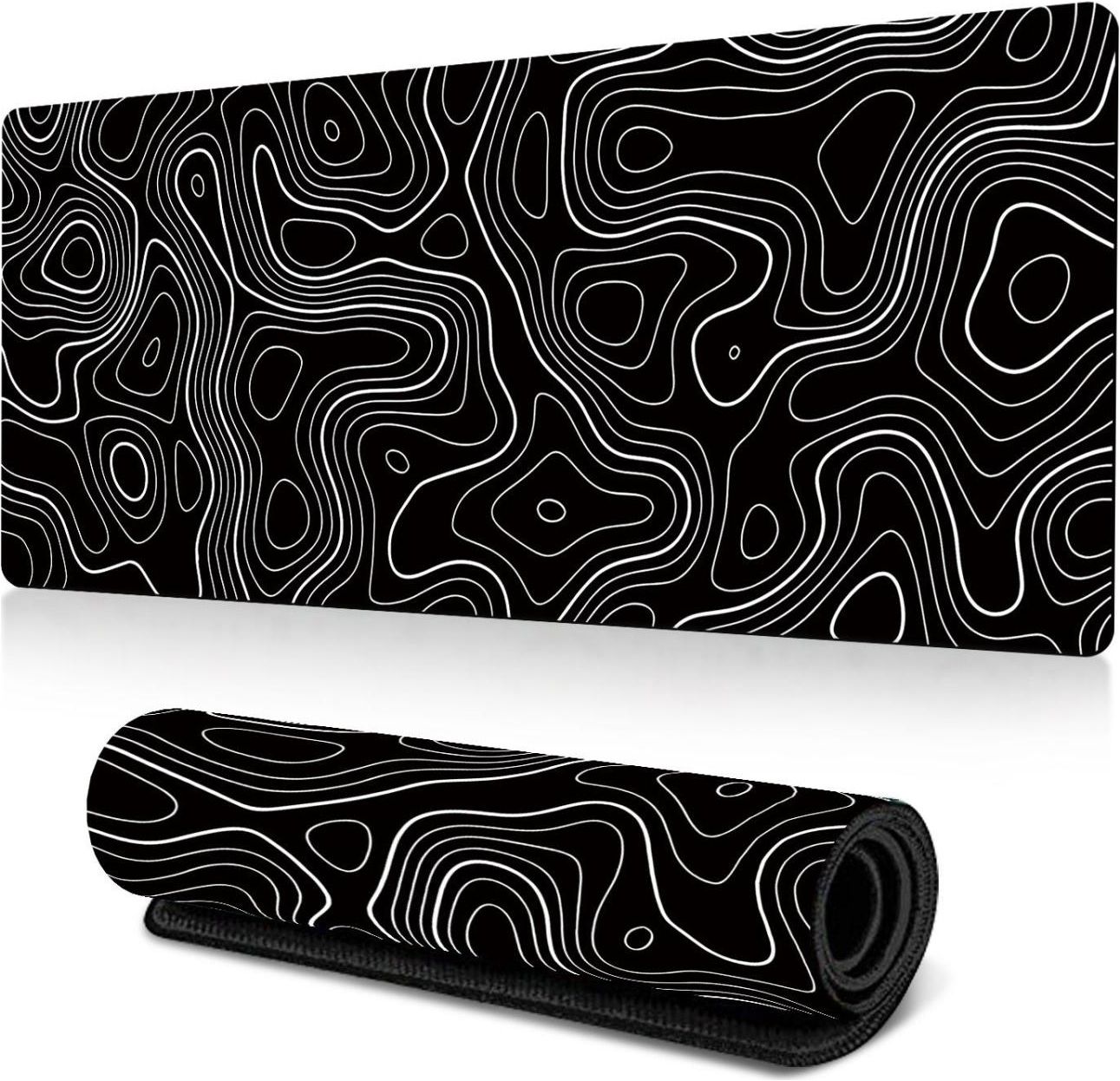 Mobigear Anti-Slip Muismat - 30 x 60 CM - Abstract Lines 25
