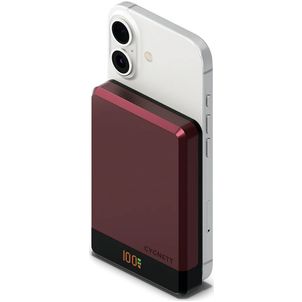 Cygnett MagSlim Single USB-C Powerbank 10.000 mAh 15W - MagSafe Compatible - Cherry