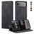 CaseMe 013 iPhone Air Hoesje Bookcase Portemonnee - Zwart