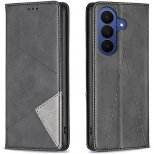 Mobigear Rhombus Slim Samsung Galaxy A27 Hoesje Bookcase - Zwart