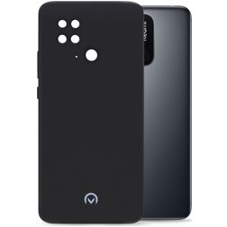 Mobilize Rubber Gelly Xiaomi Redmi 10C Hoesje Flexibel TPU Backcover - Matt Black