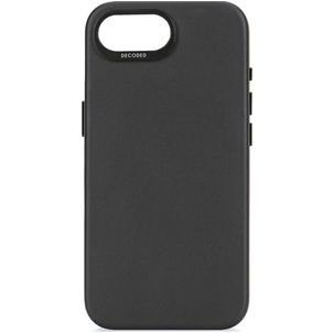 Decoded iPhone 17e Hoesje Echt Leer Backcover Shockproof - Zwart