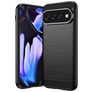 Mobigear Brushed Slim Google Pixel 11 Pro XL Hoesje Flexibel TPU Backcover - Zwart