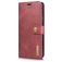 Mobigear Snap Button Samsung Galaxy Note 9 Hoesje Uitneembare 2in1 Bookcase Portemonnee - Rood