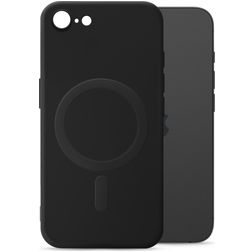 My Style Protective Flex iPhone SE (2022) MagSafe Hoesje Flexibel TPU Backcover - Zwart