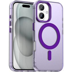 Mobigear Shockproof iPhone 17 MagSafe Hoesje Hardcase Backcover - Paars