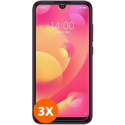 Mobigear Xiaomi Mi Play Glazen Screenprotector - Case Friendly (3-Pack)