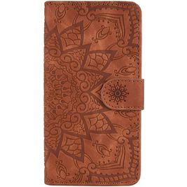 Mobigear Mandala iPhone 11 Pro Max Hoesje Bookcase Portemonnee - Bruin