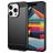 Mobigear Brushed Slim iPhone 15 Pro Hoesje Flexibel TPU Backcover - Zwart