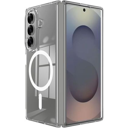 Mobigear Crystal Doorzichtig Samsung Galaxy Z Fold 8 Ultra MagSafe Hoesje Hardcase Backcover - Transparant