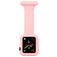 Mobigear Clip Case Verpleegkundige Apple Watch Bandje Speld - 46/45/44 mm - Roze