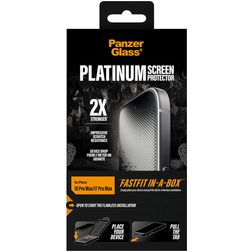 PanzerGlass Ultra-Wide Fit FASTFIT iPhone 17 Pro Max Glazen Screenprotector - Case Friendly + Installatieframe