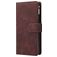 Mobigear Zipper Samsung Galaxy A71 Hoesje Bookcase Portemonnee - Bruin