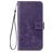 Mobigear Clover Motorola One Fusion Plus Hoesje Bookcase Portemonnee - Paars