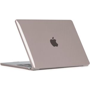 Mobigear Crystal Case MacBook Air 13 Inch (2022-2026) Hoes Hardshell Laptopcover MacBook Case - Grijs - Model A2681 / A3113 / A3240 / A3449