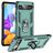 Mobigear Armor Ring Google Pixel 6a Hoesje Hardcase Backcover Shockproof met Ringhouder - Groen