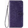 Mobigear Mandala Motorola One Fusion Plus Hoesje Bookcase Portemonnee - Paars