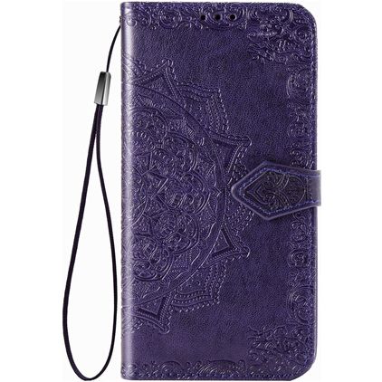 Mobigear Mandala Realme X50 Pro Hoesje Bookcase Portemonnee - Paars