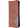 Mobigear Rhombus Slim Xiaomi 11T Hoesje Bookcase - Bruin