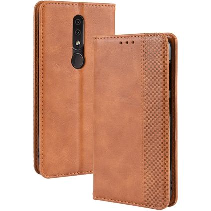 Mobigear Sensation Nokia 4.2 Hoesje Bookcase Portemonnee - Cognac