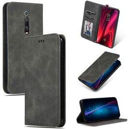 Mobigear Retro Slim Xiaomi Mi 9T Hoesje Bookcase Portemonnee - Grijs